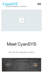 Mobile Screenshot of cyansys.com